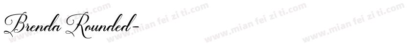 Brenda Rounded字体转换